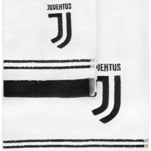 F.C.JUVENTUS Set Asciugamani 1+1 Misure. 60X100 / 40X60 UFFICIALI