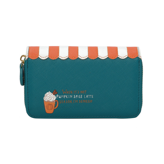 Portafoglio da Donna con Zip Sugar and Spice Coffee Shop - immagine 3