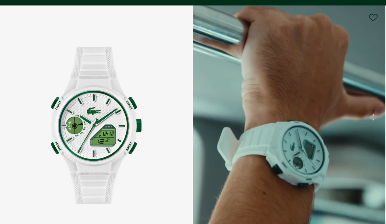 Orologio analogico e digitale in silicone LC33 - immagine 2