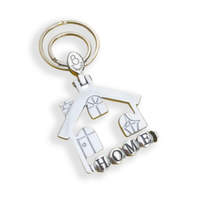 Bagnara Portachiavi Personalizzabile a forma di casa