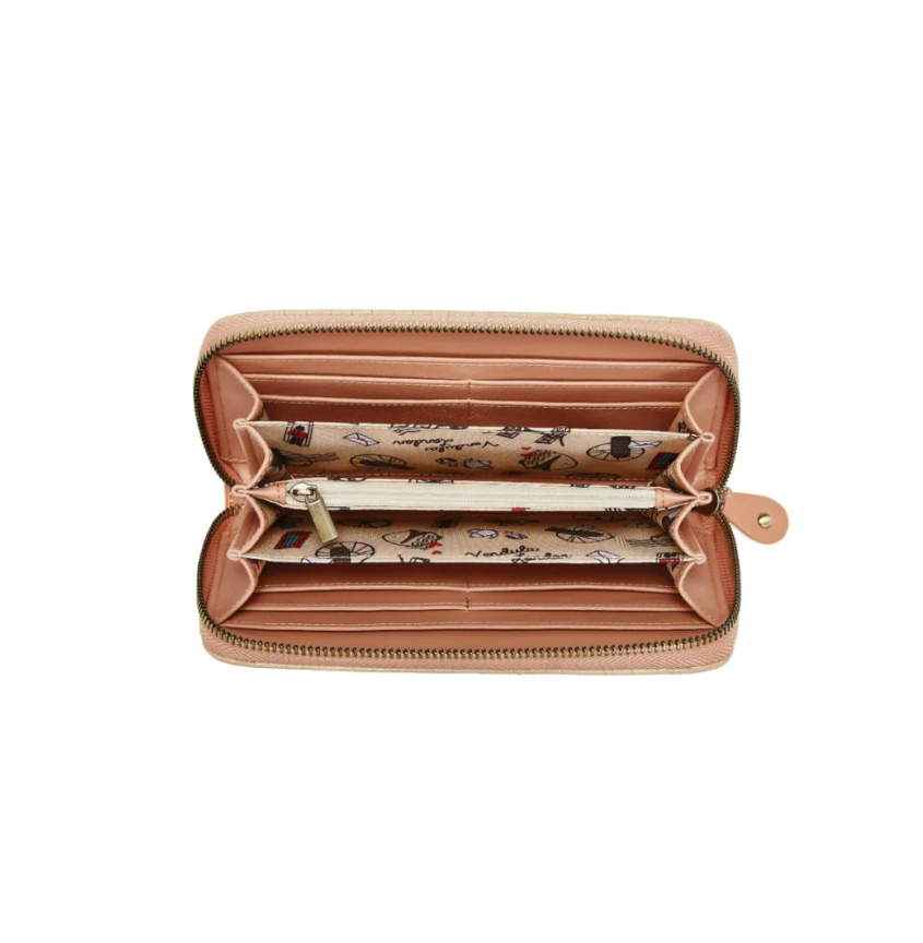 Portafoglio GRANDE VOYAGE ZIPAROUND WALLET VENDOLA LONDON PELLE VEGANA - immagine 3