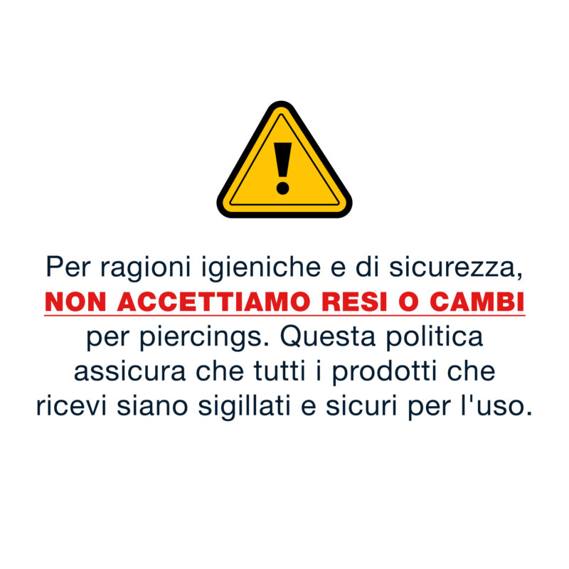 Piercing per Ombelico con Cristalli acciaio chirurgico - immagine 6