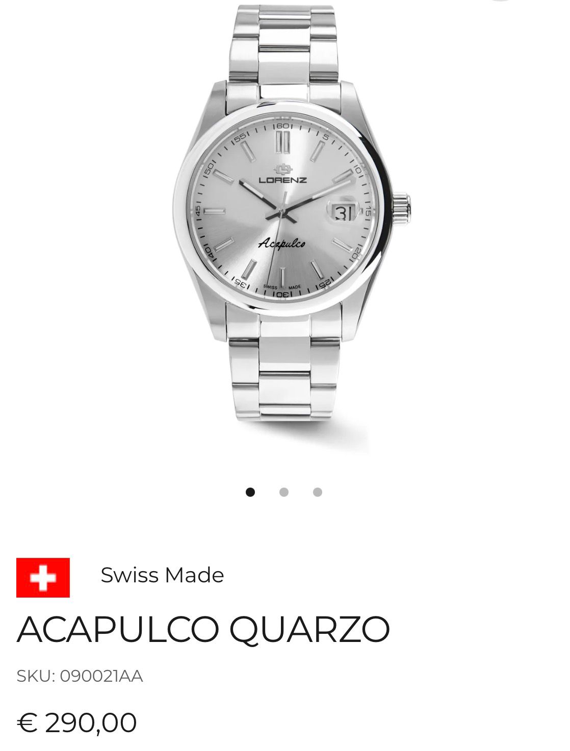 Orologio Acapulco di Lorenz movimento Svizzero